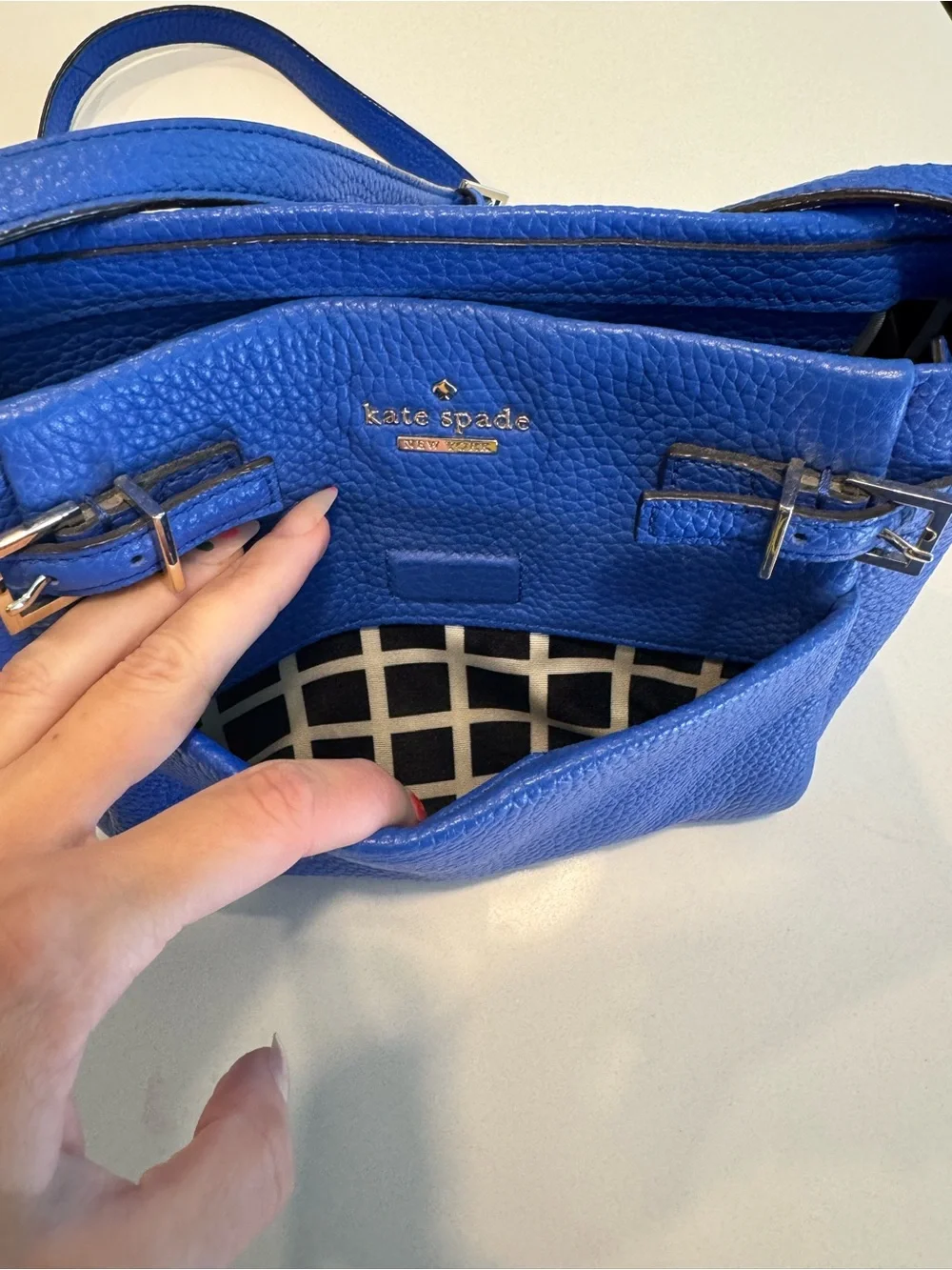 (NWOT) Kate Spade Royal Blue Crossbody Purse